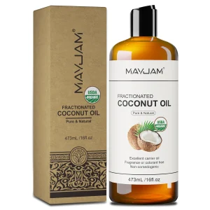 USAD Organic Coconut Oil  Massage Body Moisturizing Face, Hair, Skin & Eyelash Growth